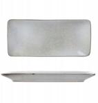 Intesi Téglalap alakú tányér Tierra szürke 22x10 (5902385752091)