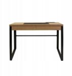 Intesi Dolem Industrial íróasztal, fekete alap (5902385740616)