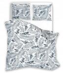 Faro Ágyneműhuzat 160x200 szürke levelek (ELEGANT 025)