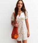 New Look Mini Ruha Buff Mintás 4K2 B17__S