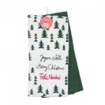 Heinner Set 2 prosoape de bucatarie, 38x63 cm, Green (HR-2TWL-GRN) - shoppix