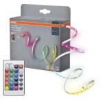 OSRAM Kit Banda LED RGB Osram FLEX cu Telecomanda, 14W, 220-240V, 1300 lm, lumina alba si color (3000K), dimabila, IP20, 5 metri (000004099854448577)