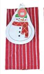 Heinner Set 2 piese bucatarie: suport vase, prosop Snowman (HR-2SET-XSNW) - shoppix
