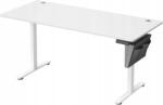 SONGMICS Elektromosan állítható magasságú íróasztal Fehér 160 x 70 x 120 (LSD136W01)