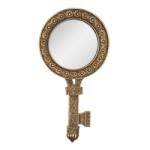 Clayre & Eef Kézitükör arany színű, kulcs formájú