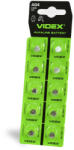 Videx Alkáli gombelem lapos 20mAh AG4/LR626 Videx bliszter 10 db (VIDBAT335)