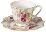 Clayre & Eef Porcelán csésze szett 200ml, rózsás