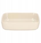 Intesi Gomera mély, fehér, négyszögletes tál (5905896139405)