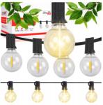 Ledhoff Kerti Fényfüzér 7, 3m 25 izzó Erkély Terasz Kültéri Áram (GL-B0725-F)