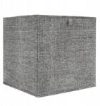 Intesi Polctartó doboz 30x30cm szürke sötét Cube (5905896113382)