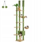 PAWZ Road Macskatorony Kaparófa Házzal, Függőággyal, Többszintes (AMT0249GN)