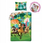 Halantex Ágyneműhuzat 140x200 Spirit lovak zöld párnahuzat 70x90 Kids Halantex (SP-8333BL)