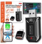 Zenwire Vezeték nélküli Android Auto Carplay Adapter iPhone CarLink Usb Usb-c WiFi 5G (Adapter Bezprzewodowy Car Play do Auta USB)