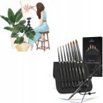  Prémium Ecsetkészlet Akvarellhez, Rajzoláshoz, Festéshez Ajándék