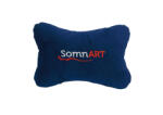Somnart Perna Somnart pentru tetiera, albastru, dimensiune 32x23 (PERNA.TETIERA.01)