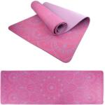 LIFEFIT LIFEFIT YOGA MAT MANDALA DUO, 183x58x0, 6 cm, bordó