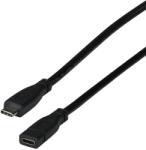 EFB Elektronik USB 3.1 Type C Hosszabbító Fekete 20cm EBUSBC-USBC10GE. 0.2 (EBUSBC-USBC10GE.0.2)