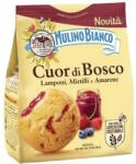 Barilla Keksz MULINO BIANCO Cuor di Bosco erdeigyümölcsös krémmel töltött 300 g - fotoland