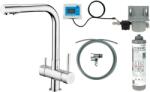 Deante set starter cu baterie bucătărie pe picior crom BCHF065M (BCHF065M)