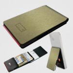 Magic Clip arany alumínium vázas mágneses mini pénztárca