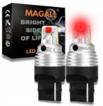 MAGALL Led Izzók W21W T20 7440 Longlife Piros Extra Erős 1600LM Alufelni 12V