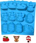 Senzi Cosmetics Szilikon Karácsonyi Forma Hóember Rénszarvas Mikulás Ajándékok MF-412 (MF-412)