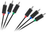 Cabletech 3RCA-3RCA Komponens Kábel 1.8m Cabletech standard (KPO3955-1.8)