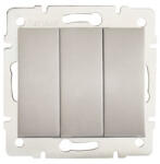 Kanlux LOGI 02-1090-143 ezü Hármas csillárkapcsoló 25195