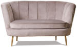 AdTrend Canapea velur gri 130 x 78 x73 h (60973) Canapea