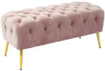 AdTrend Bancuta catifea roz 100 x 42 x 45 cm (74394) Canapea