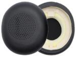 FixPremium Perne de schimb pentru Jabra Evolve2 65UC, Elite 45H, Spumă cu memorie + piele PU, Negru, 1 pereche