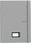 KARTON PP OXYbook füzet A/5, 40 lapos, vonalas, PASTELINI, pasztell szürke (KPP-8-971)