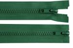 Fashion Műanyag fogú, bontható cipzár, két kocsival, kabátokba, GT10, 85cm hosszú, 590330, fenyőzöld