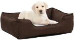 vidaXL 110,5x80,5x26 cm brown/white 171375