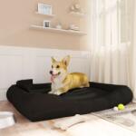 vidaXL 135x110x23 cm fekete 171202