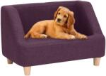 vidaXL Dog sofa 60x37x39 cm burgundy 171137