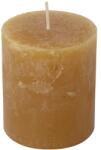 IHR CYLINDER CANDLE gyertya 7x8cm borostyán (K140871)