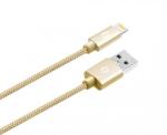 ALIGATOR Cablu ALIGATOR PREMIUM 2A, Lightning 2m, auriu (DATKP23)