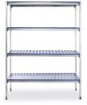 Hendi Raft depozitare din aluminiu 1280x405x (H)1685 mm, DNH812273 (DNH812273) Raft