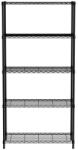 Hendi Raft depozitare metalic Hendi, 5 polite, negru mat, 455x910x(H)1830mm, DNH812990 (DNH812990) Raft