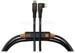Tether Tools TetherPro Optima 10G USB-C, 4.6m, Straight to Right, (fekete) (CUC15RTG2-BLK) (CUC15RTG2-BLK)