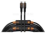 Tether Tools TetherPro Optima 10G USB-C, 9.4m, Straight to Straight (fekete) (CUC31G2-BLK) (CUC31G2-BLK)