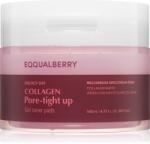 EQQUALBERRY Collagen Pore-Tight Up Gel Toner Pads tonizáló párnák a pórusok összehúzására 60 db