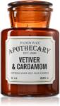 Paddywax Apothecary Vetiver & Cardamom ароматна свещ 226 гр