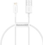 Baseus CALYS-02 Superior gyors töltőkábel Lightning 2.4A 0.25m Fehér (6953156205390)