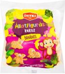 DETKI állatfigurás banános háztartási keksz 160g