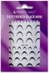 Perfect Nails Körömmatrica - Easy French Black Mini - Perfect Nails