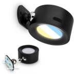 Briloner 3896015 - Aplica LED de perete TARI, reglabilă, reîncărcabilă LED/1, 6W/5V 1500 mAh neagră (BL2175)