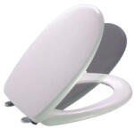 MKW Gama D3 SlowClose fémzsanéros WC ülőke +easy off, fehér (S0F5V012)