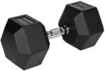  Rebel Active RBA-2325-30 - gumírozott öntöttvas egykezes súlyzó, 30kg, fekete/ezüst